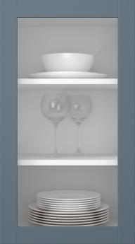 Kasepuidust uks, Frame, PP60LA, Denim (clear klaas)