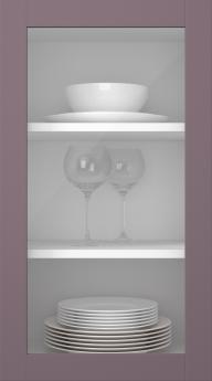 Kasepuidust uks, Frame, PP60LA, Lavender (clear klaas)