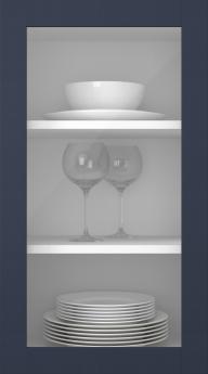 Kasepuidust uks, Frame, PP60LA, Ocean (clear klaas)