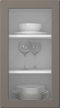 Värvitud uks, Round, SM60LA, Sparrow (clear klaas)