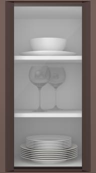 Alumiiniumist raamuks, Trend, TAL60, Pronks (clear klaas)