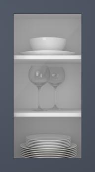 Värvitud uks, Preesens, TM10LA, Ocean (clear klaas)