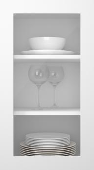 Värvitud uks, Preesens, TM10LA, Valge (clear klaas)