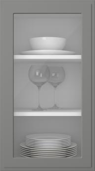 Värvitud uks, Step, TM65LA, Dust Grey (clear klaas)