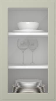 Värvitud uks, Step, TM65LA, Sage (clear klaas)