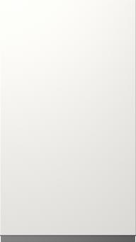 Lakitud uks, Variant, TML874A, White, satin (ph41 must käepide)