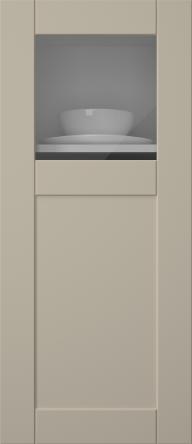 Värvitud uks, Simple, TMU13KPOLA, Dune (clear klaas)