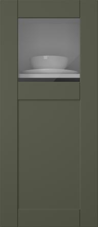 Värvitud uks, Simple, TMU13KPOLA, Moss (clear klaas)