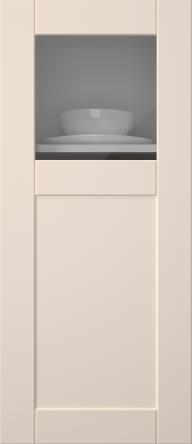 Värvitud uks, Simple, TMU13KPOLA, Vanilla Cream (clear klaas)