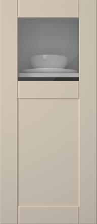 Värvitud uks, Simple, TMU13KPOLA, Cashmere (clear klaas)