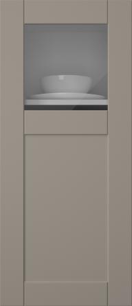 Värvitud uks, Simple, TMU13KPOLA, Stone Grey (clear klaas)