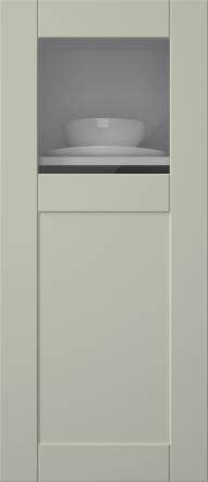 Värvitud uks, Simple, TMU13KPOLA, Sage (clear klaas)