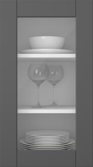 Värvitud uks, Simple, TMU13LA, Graphite Grey (clear klaas)