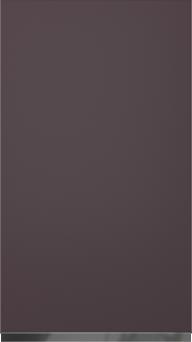 Kasepuidust uks M-Classic TP43P4A, Aubergine (ph50 MetalGrey käepide)