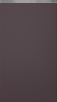 Kasepuidust uks M-Classic TP43P4Y, Aubergine (ph50 MetalGrey käepide)