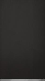 Kasepuidust uks Classic TP47P4A, Must (ph50 MetalGrey käepide)