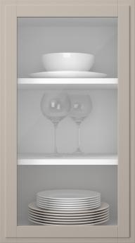 Kasepuidust uks, Format, TP68LA, Cashmere (clear klaas)