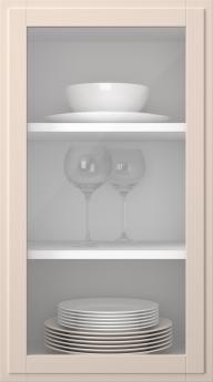 Kasepuidust uks, Format, TP68LA, Ivory (clear klaas)