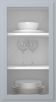 Kasepuidust uks, Format, TP68LA, Pewter (clear klaas)