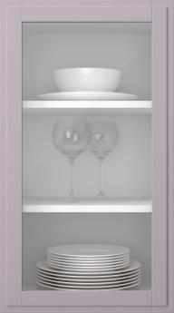 Kasepuidust uks, Format, TP68LA, Lilac (clear klaas)