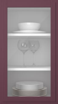 Kasepuidust uks, Format, TP68LA, Plum (clear klaas)