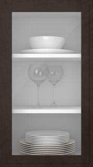 Tammepuidust uks, Format, TP68LA, Kastan (clear klaas)