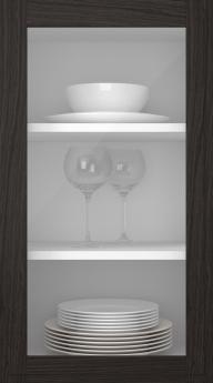 Tammepuidust uks, Format, TP68LA, Espresso (clear klaas)