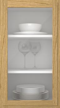 Tammepuidust uks, Format, TP68LA, Õlitatud (clear klaas)