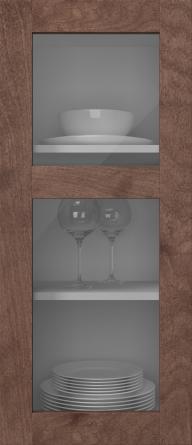 Kasepuidust uks, M-Concept, WS21KPOLA2, Pekaanipähklid (clear klaas)