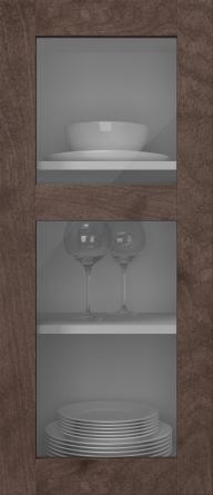 Kasepuidust uks, M-Concept, WS21KPOLA2, Pähkli (clear klaas)