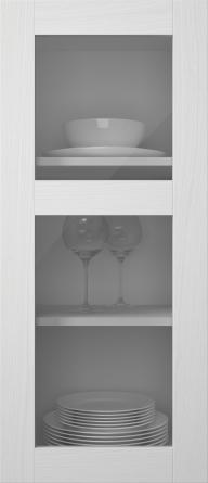 Tammepuidust uks, M-Concept, WS21KPOLA2, Valge (clear klaas)