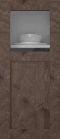 Kasepuidust uks, M-Concept, WS21KPOLA, Pähkli (clear klaas)