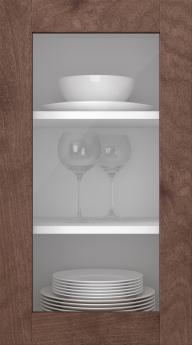 Kasepuidust uks, M-Concept, WS21LA, Pekaanipähklid (clear klaas)