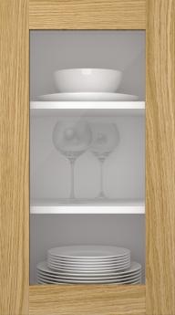 Tammepuidust uks, M-Concept, WS21LA, õlitatud (clear klaas)