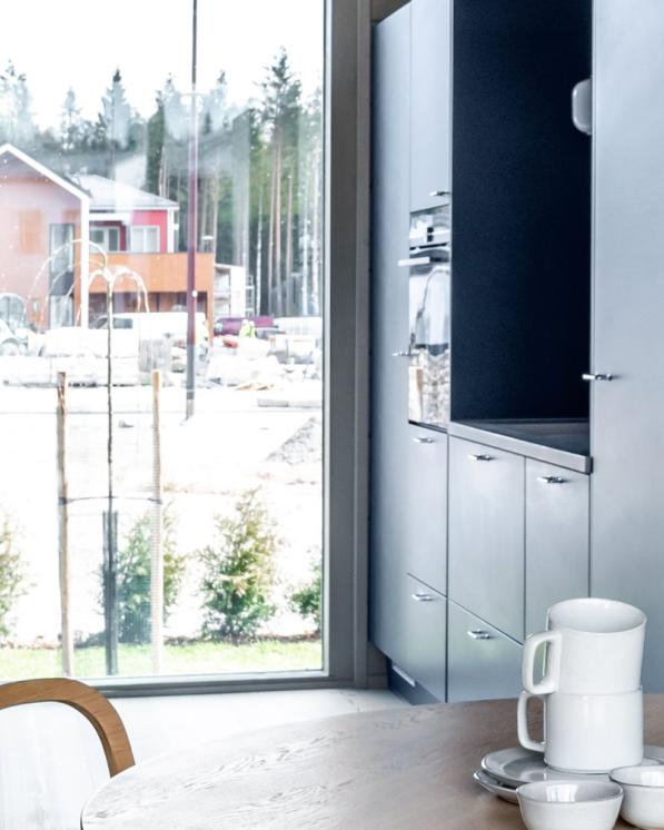 Sininen koivukeittiö kokonaisuus