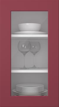 Värvitud uks, Motive, PM26LA, Cranberry (clear klaas)