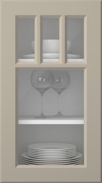 Värvitud uks, Pigment, PM40KA, Dune (clear klaas)