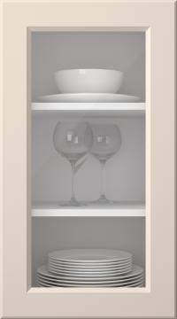 Värvitud uks, Pigment, PM40LA, Vanilla Cream (clear klaas)