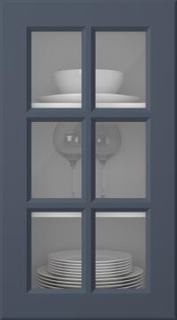 Värvitud uks, Pigment, PM40RU, Ocean (clear klaas)