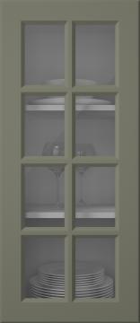 Värvitud uks, Pigment, PM40RUK, Rosemary (clear klaas)