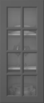 Värvitud uks, Pigment, PM40RUK, Graphite Grey (clear klaas)
