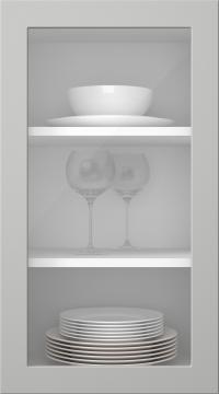 Värvitud uks, Petite, PM60LA, Light Grey (clear klaas)