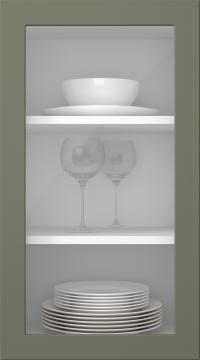 Värvitud uks, Petite, PM60LA, Rosemary (clear klaas)