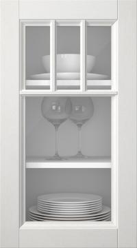 Kasepuidust uks, Woody, PP25KA, Lasuurvalge (clear klaas)