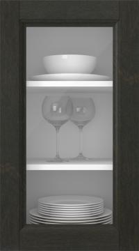 Kasepuidust uks, Woody, PP25LA, Tume šokolaad (clear klaas)