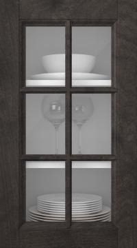 Kasepuidust uks, Woody, PP25RU, Espresso (clear klaas)