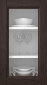 Tammepuidust uks, Natural, PP54LA, Kastan (clear klaas)