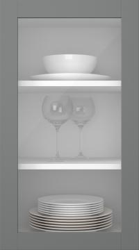 Kasepuidust uks, Frame, PP60LA, Rock (clear klaas)