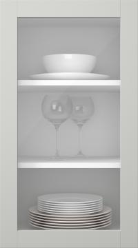 Kasepuidust uks, Frame, PP60LA, Clay (clear klaas)