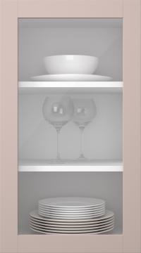 Kasepuidust uks, Frame, PP60LA, Raspberry (clear klaas)